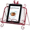 Accent Plus Iron Rooster Cookbook or Tablet Stand