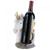 Dragon Crest White Unicorn Wine Bottle Holder
