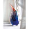 Accent Plus Swirling Colors Art Glass Vase
