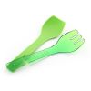 12 Inches Salad Tongs Salad Server Spoon and Fork for Single-Use Dishwasher Safe Collapsible Salad Serving Tongs Kitchen Tongs Plastic Sturdy