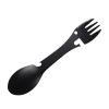 5 in1 Portable Fork Spoon Multi-Function Camping Tool Stainless Steel Titanium Spork Outdoor