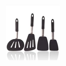 Set of 4 Silicone Spatula Turners Heat Resistance Silicone Cooking Spatulas Cooking Utensils