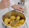 Potato Masher Stainless Steel Grip Great for Making Mashed Potato Egg Salad and Banana Bread Easy to Clean and Use