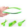 12 Inches Salad Tongs Salad Server Spoon and Fork for Single-Use Dishwasher Safe Collapsible Salad Serving Tongs Kitchen Tongs Plastic Sturdy