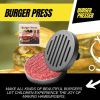 Hamburger Press Maker Nonstick Patty Mold Meat Beef Pork Lamb Veggie Aluminum Burger Press Maker for Picnic BBQ