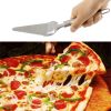 Triangular Spatula Stainless Steel with Serrated Edge has Hanging Loop Slicing for Cutting Cake Pizza Pie Pastry Dessert and Lasagna and Serving Trian