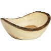 Lipper Acacia Tree Bark Oval Bowl