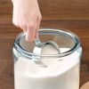 Anchor Hocking Farmhouse Montana Jar with Brushed Metal Lid, 96 Ounces