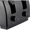 Brentwood TS-285 Cool Touch 4 Slice Toaster, Black