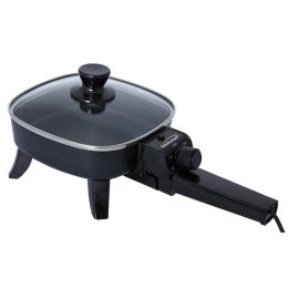 Brentwood 8 in. Electric Skillet with Glass Lid