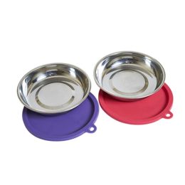 Messy Mutts Cat Bowl Lid 1.75 Cup Set 2 Pack