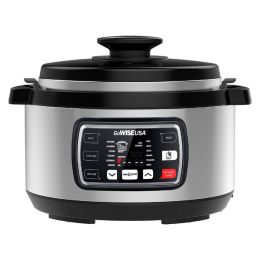 GoWISE Ovate 8.5-Qt 12-in-1 Electric Pressure Cooker Stainless Steel GW22708