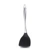 Non-Stick Silicone Spatula Turner Flexible with Stainless Steel Handle Versatile Heat Resistant Cooking Baking and Mixing Kitchen Utensil