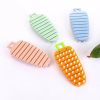 Bendable Carrot Shape Cleaning Brush Fruit and Vegetable Cleaning Brush Reusable and Durable Kitchen Cleaner Tool