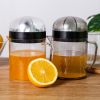 Manual Hand Squeezer Lime Press with Strainer Built-in Measuring Cup and Pitcher 500ml Citrus Lemon Orange Juicer