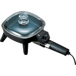 Brentwood Electric Skillet (Color: black, Country of Manufacture: China, Material: Glass)